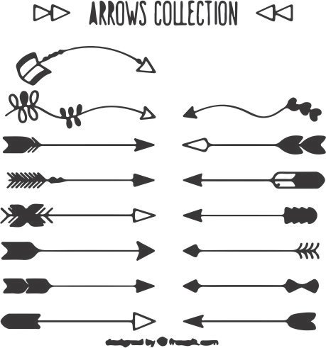colección de flechas