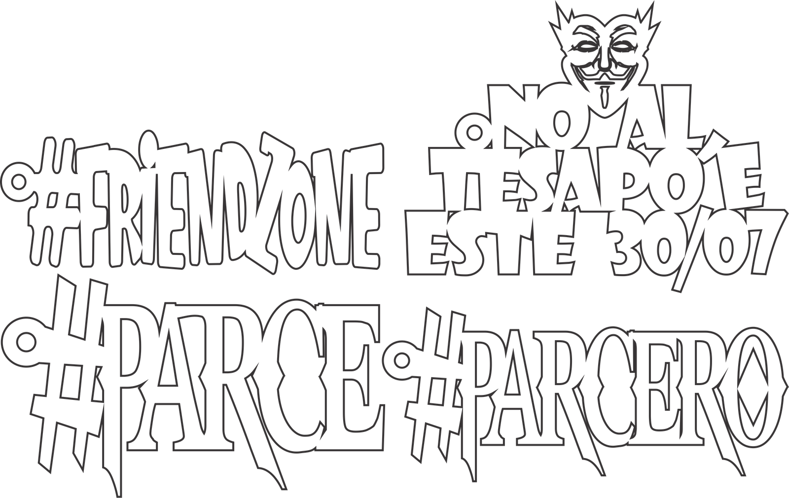 colgantes con frases de amistad