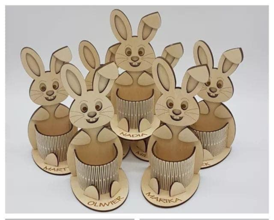 conejito con canasta