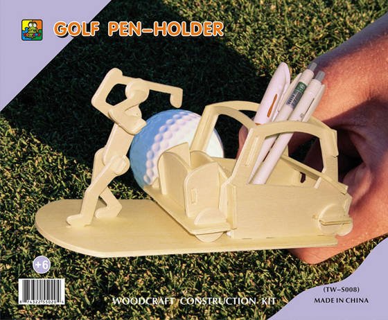 contenedor de plumas golf