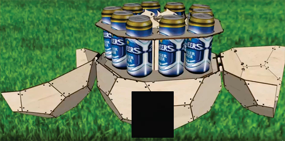 contenedor para cerveza balón