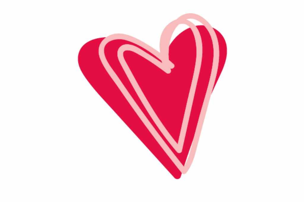 corazón sobre corazón