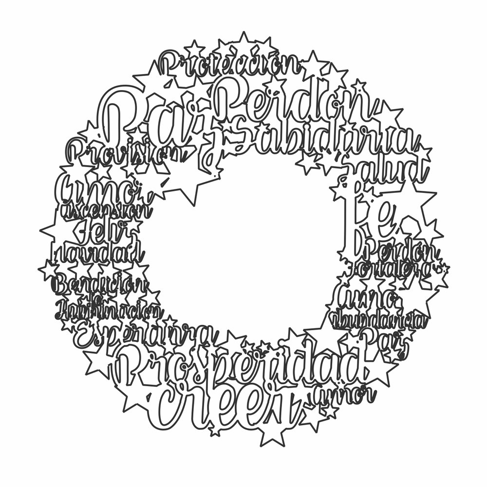 corona deseos y estrellas