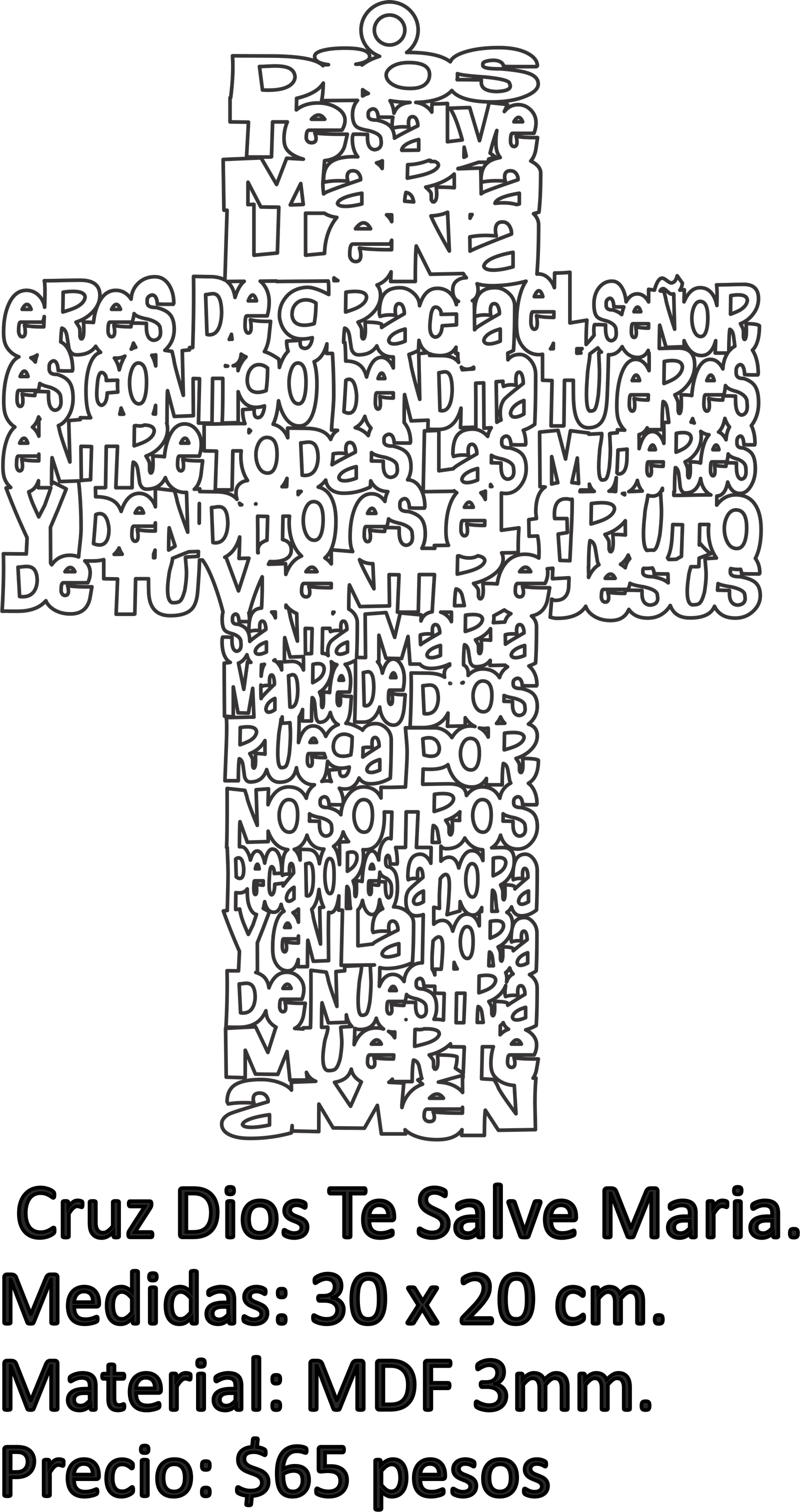cruz ave maría