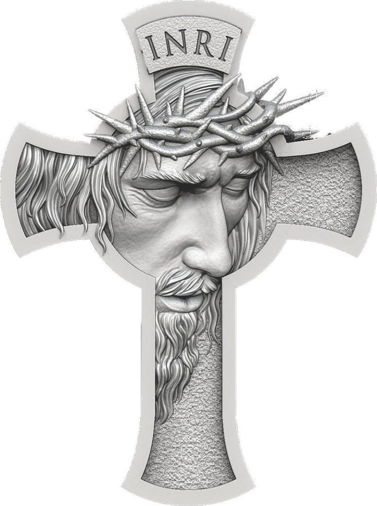 cruz con corona de espinas