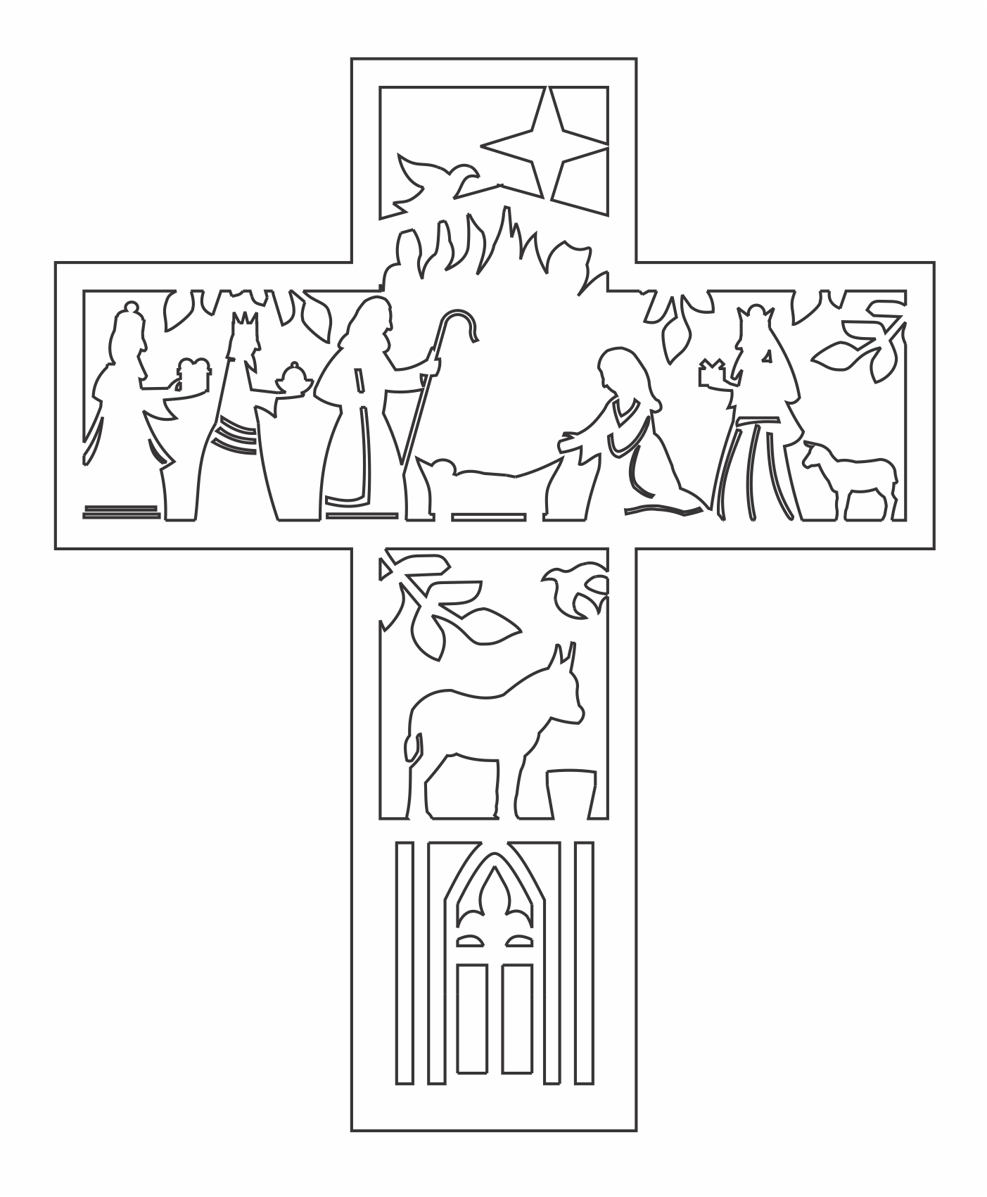 cruz nacimiento de jesús