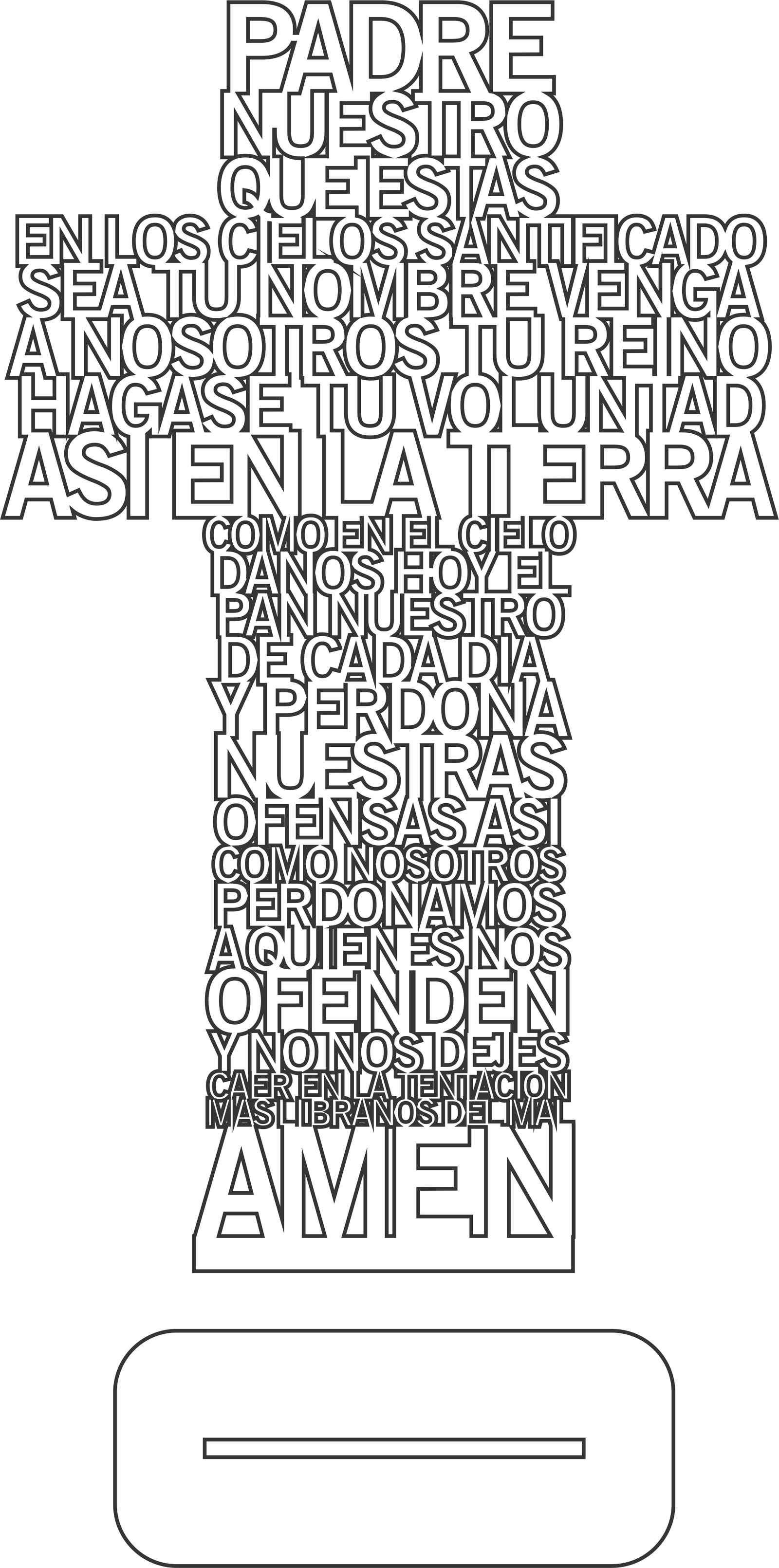 cruz padre nuestro 2