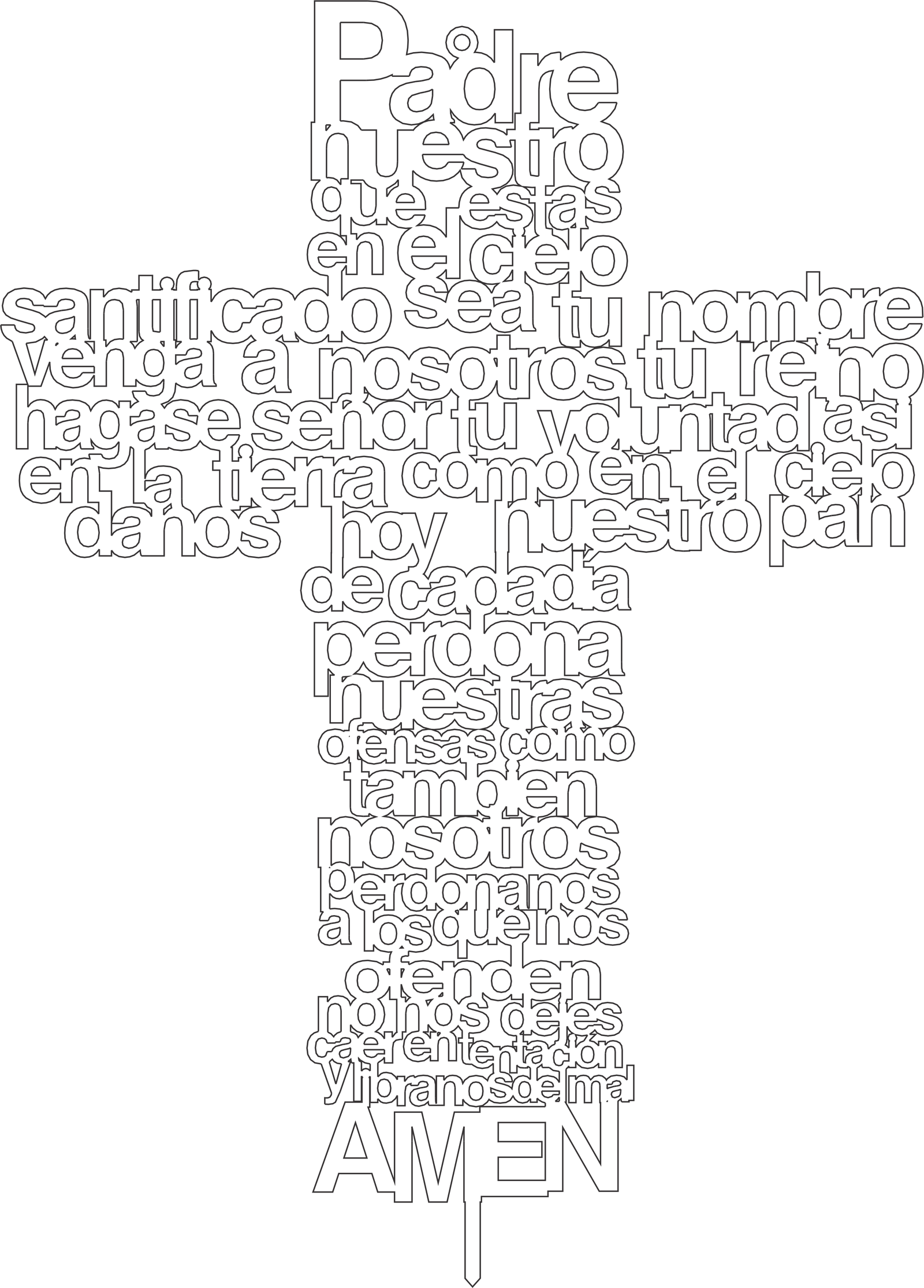 cruz padre nuestro 3