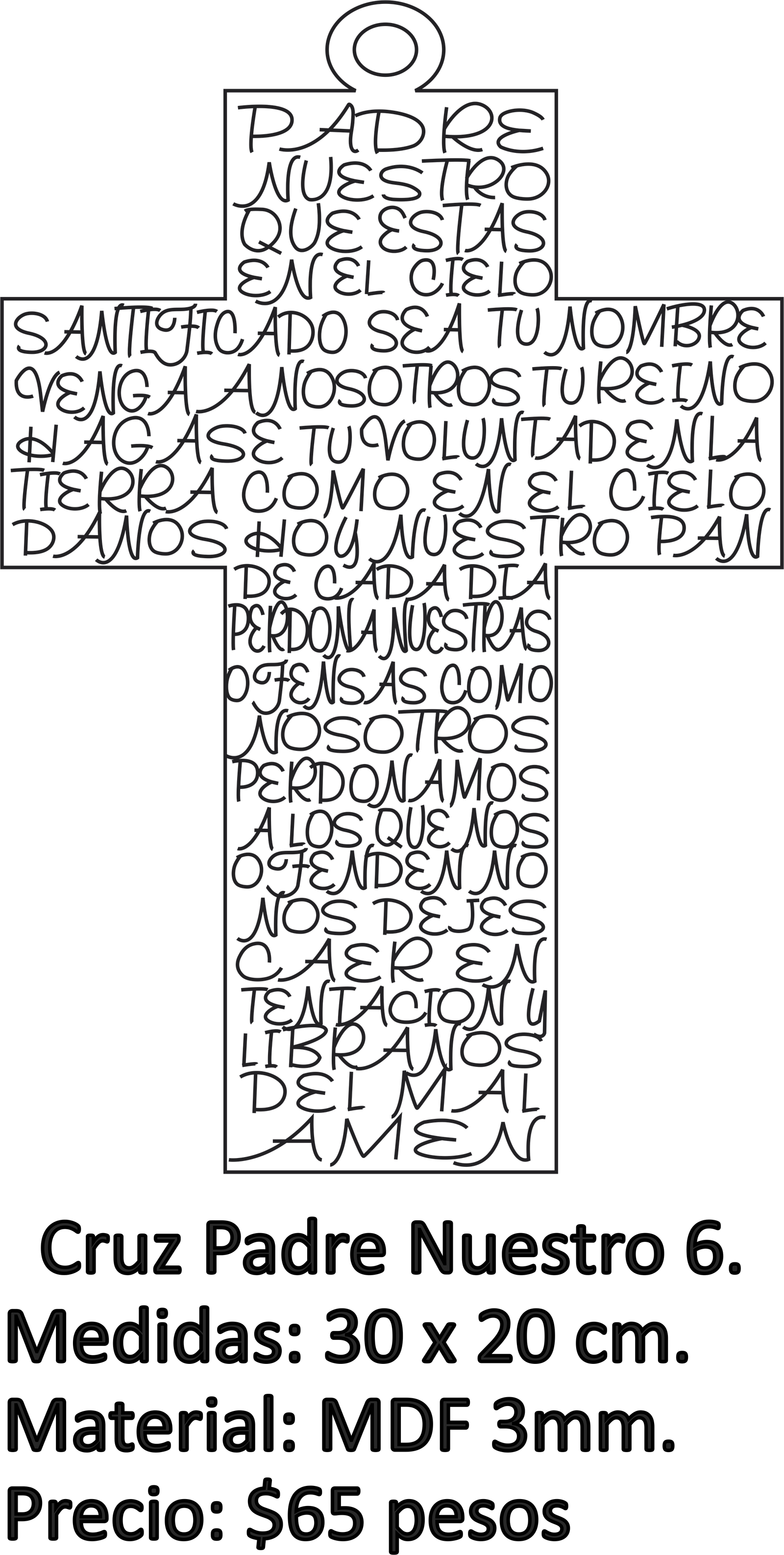 cruz padre nuestro 6