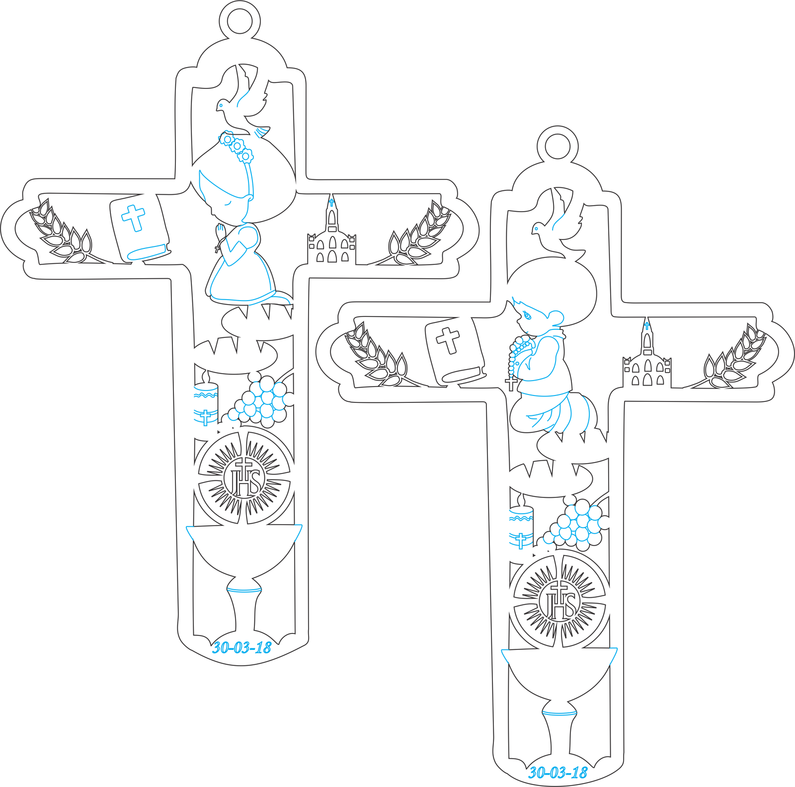 cruz primera comunión