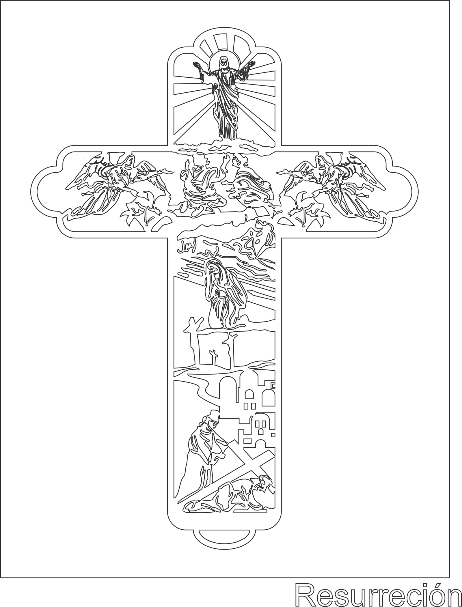 cruz resurrección