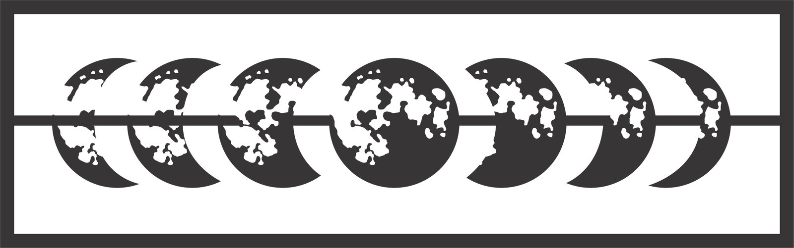 cuadro fases de la luna