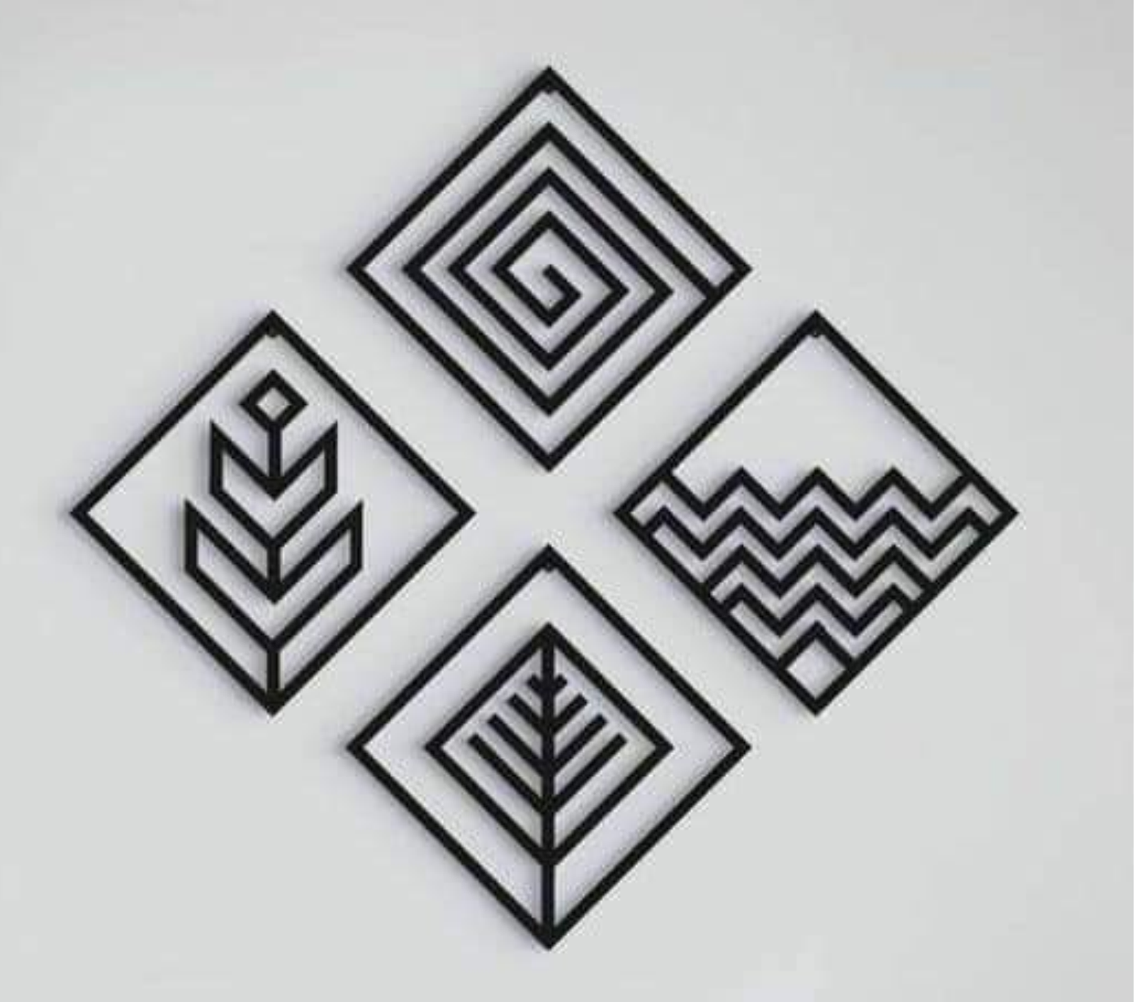 cuadros con figuras geométricas