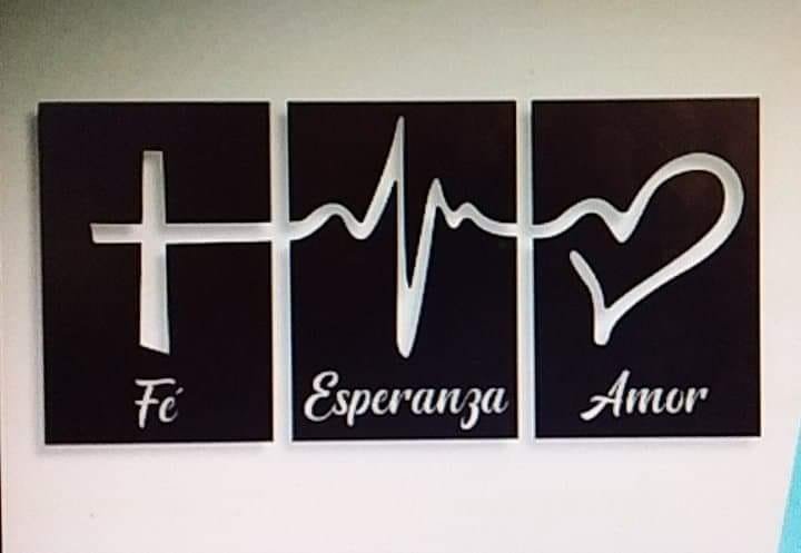 cuadros fe esperanza y amor