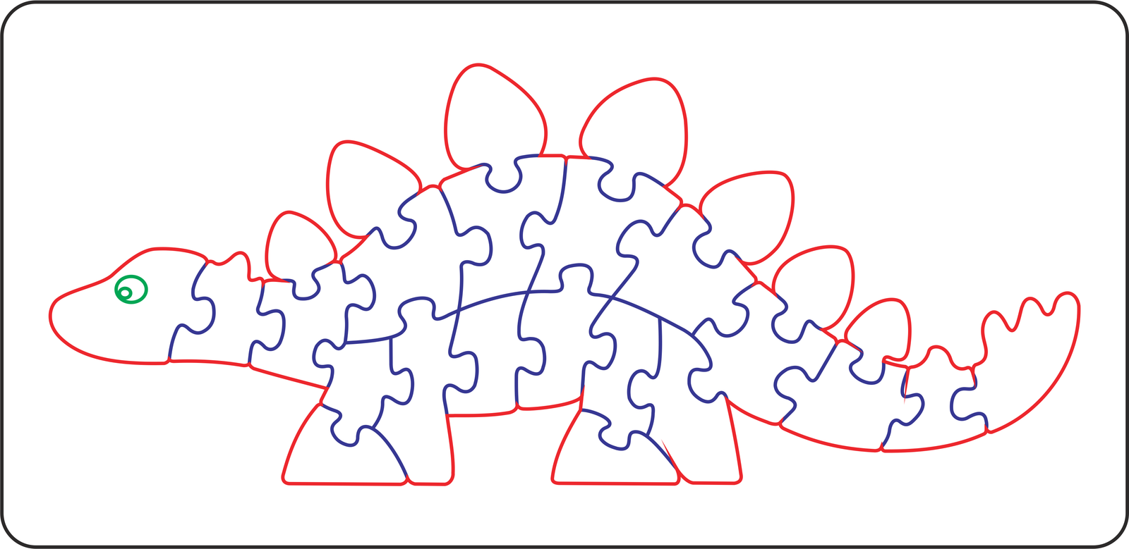 dinosaurio rompecabezas