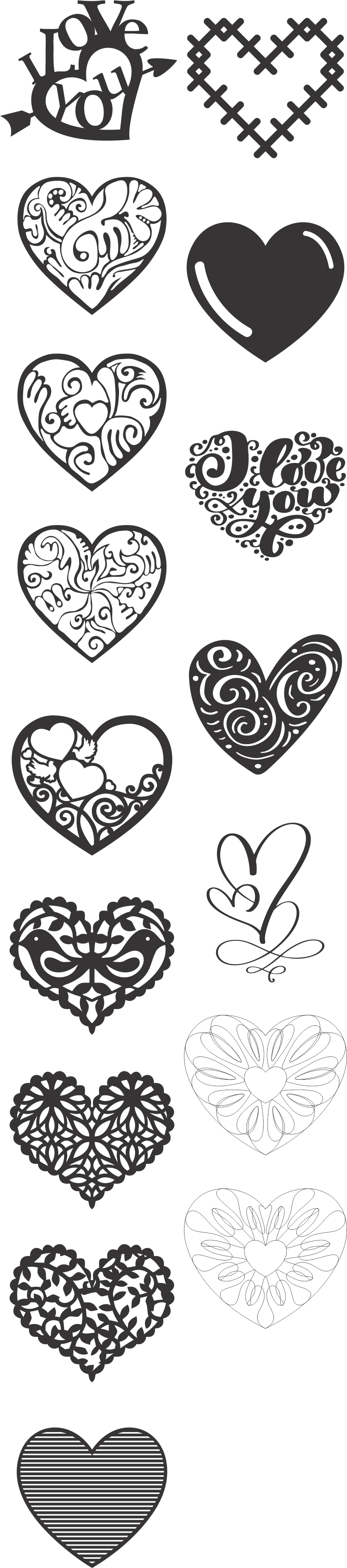 diseños de corazones 10