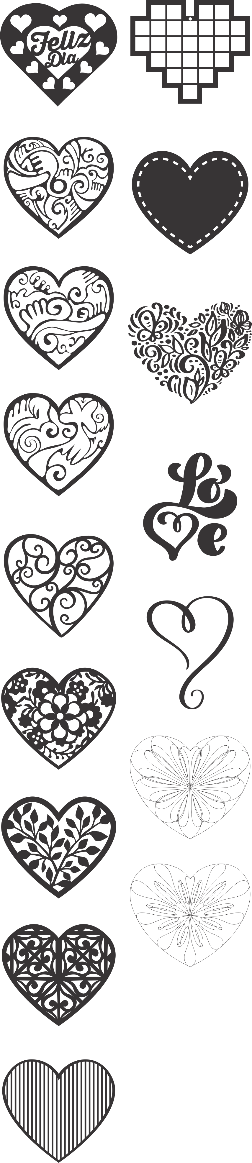 diseños de corazones 11