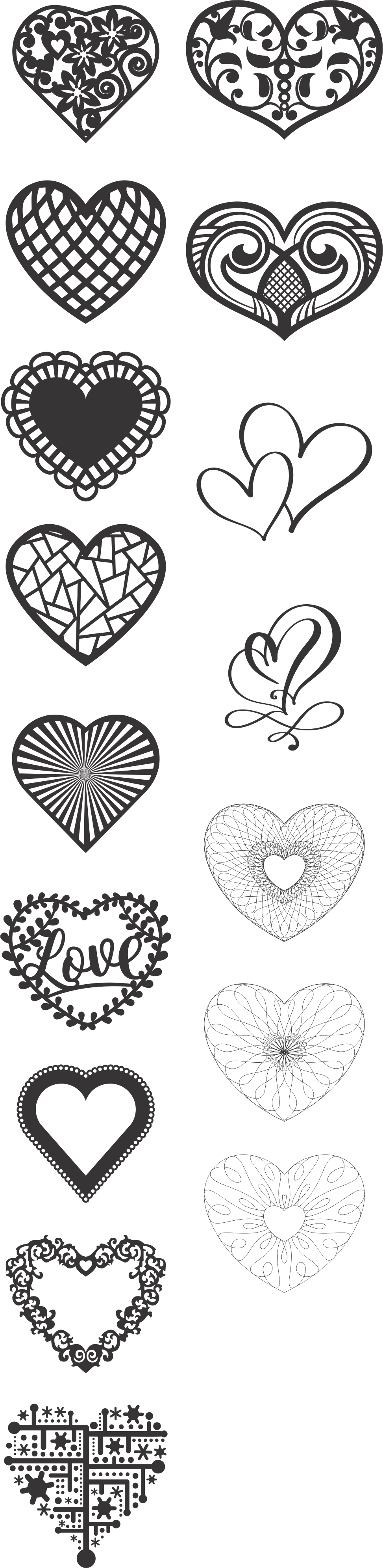 diseños de corazones 15