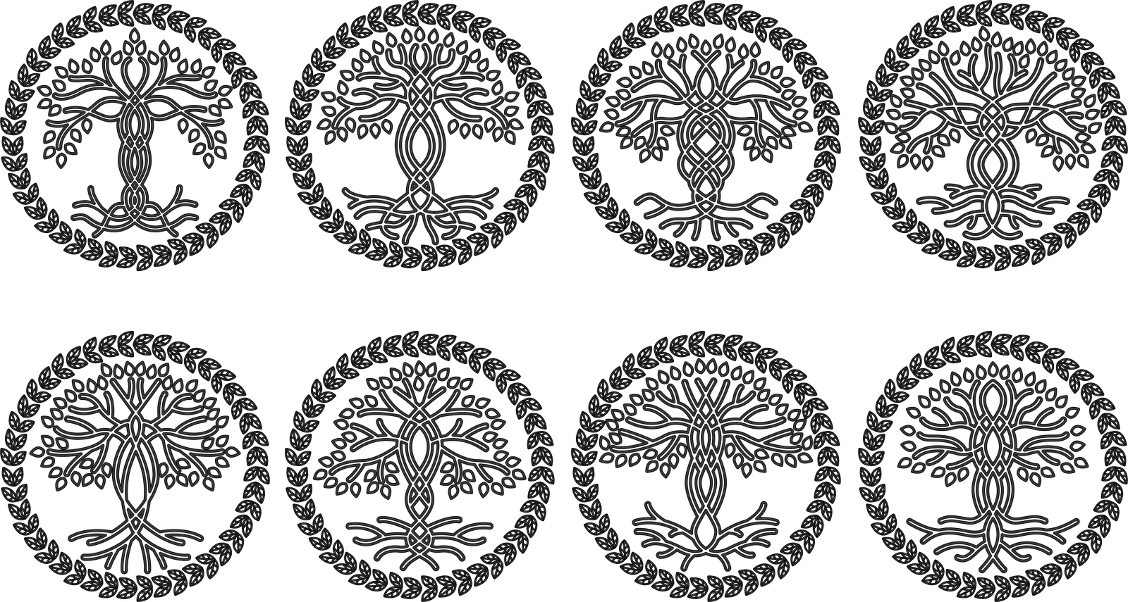 diseños de árboles con raíces 10