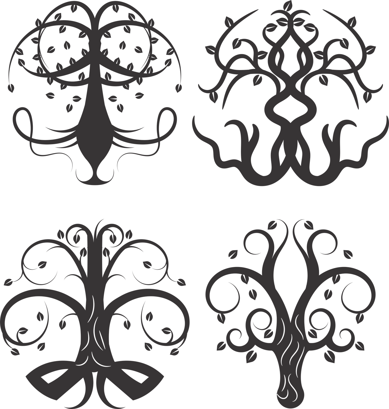 diseños de árboles con raíces 6