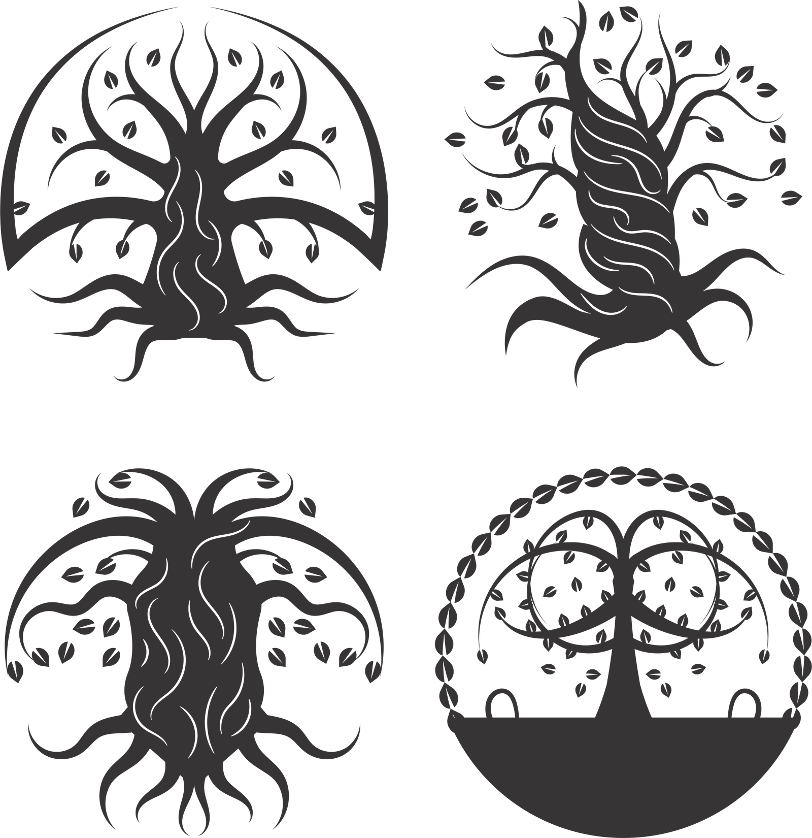 diseños de árboles con raíces 7