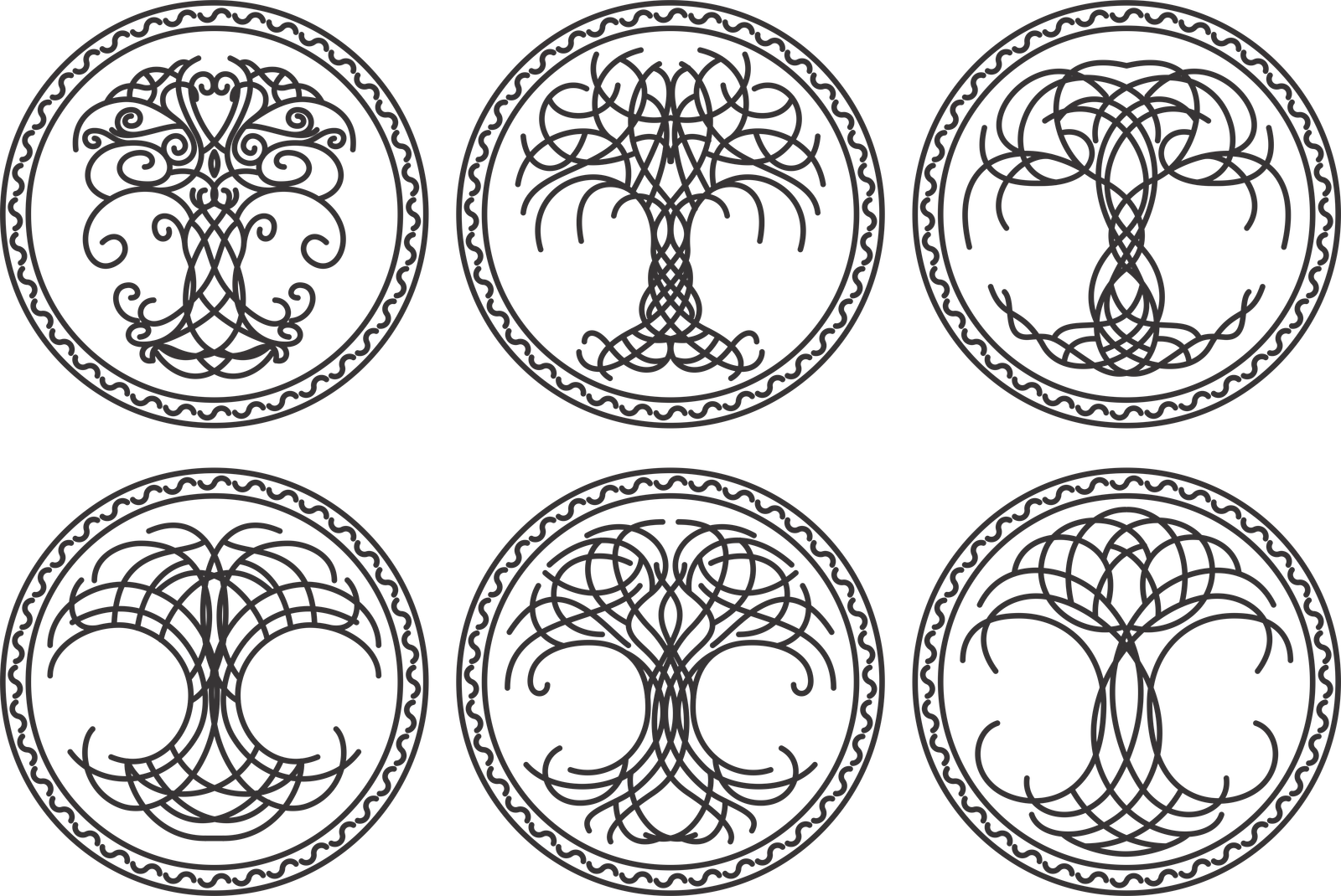 diseños de árboles con raíces 9