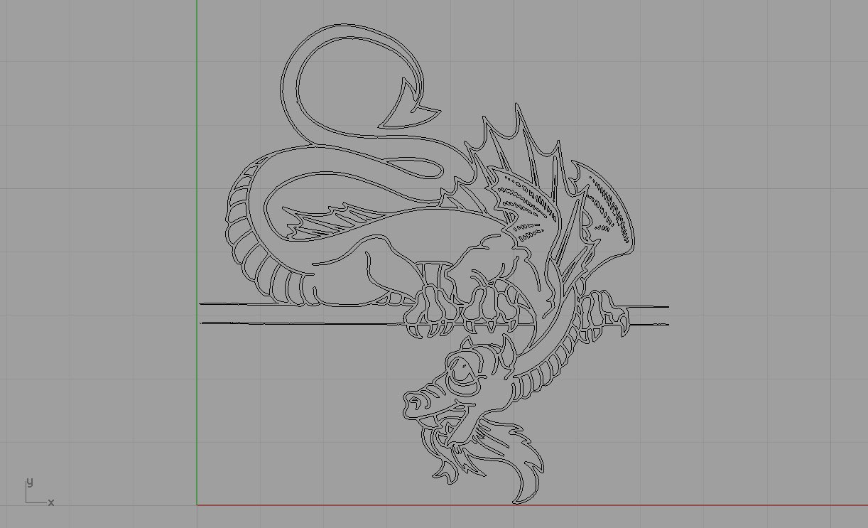 dragón con alas pequeñas