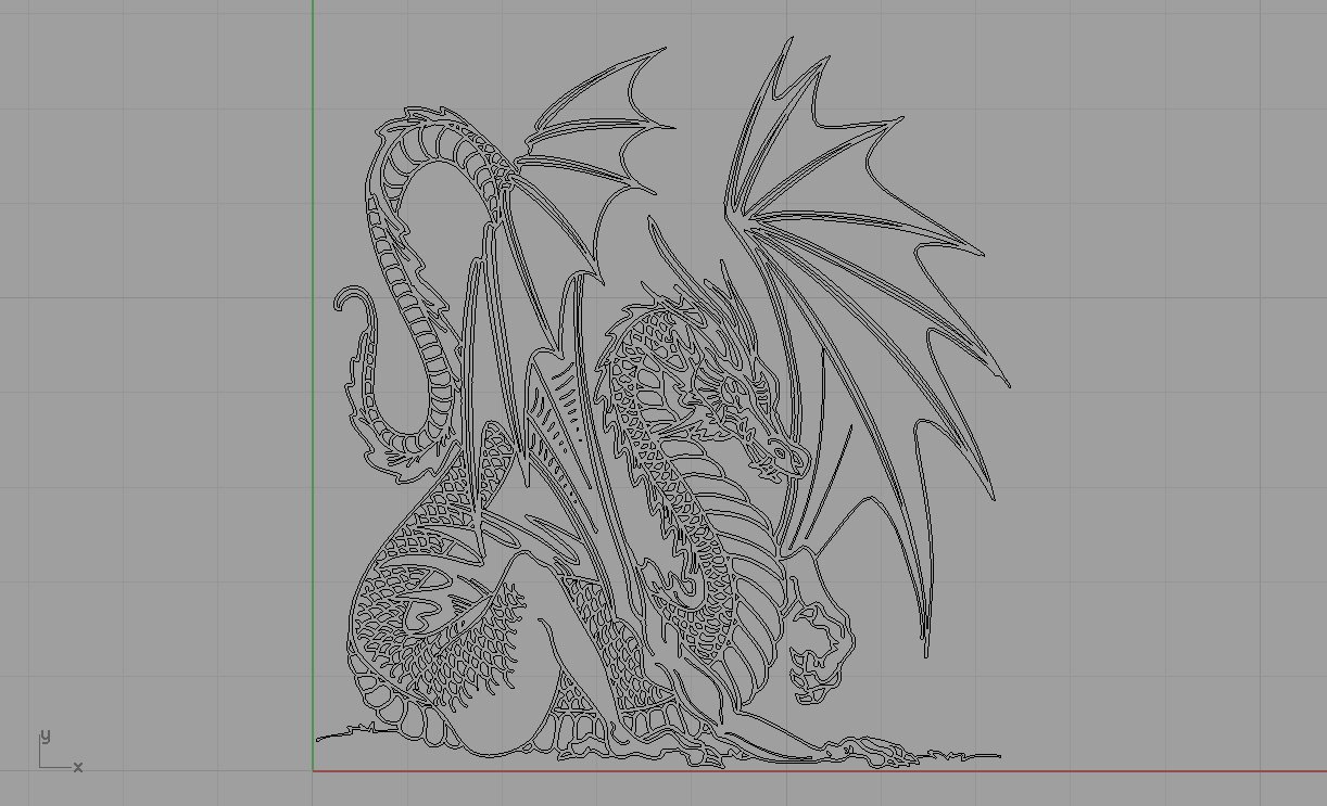 dragón cuerpo completo