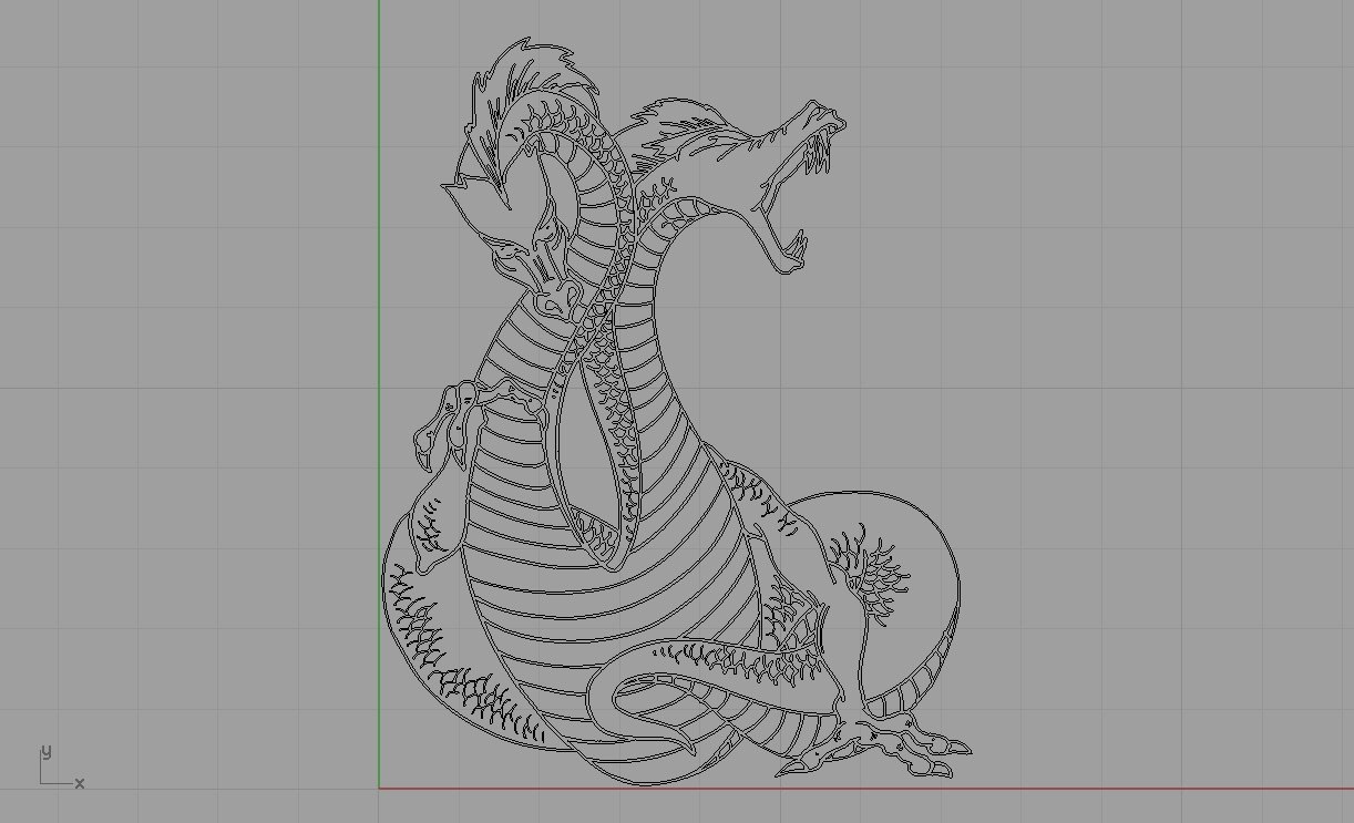 dragón de dos cabezas