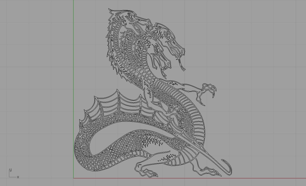 dragón de tres cabezas