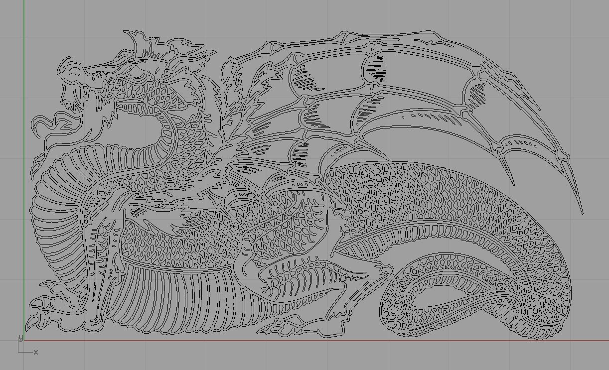 dragón occidental clásico