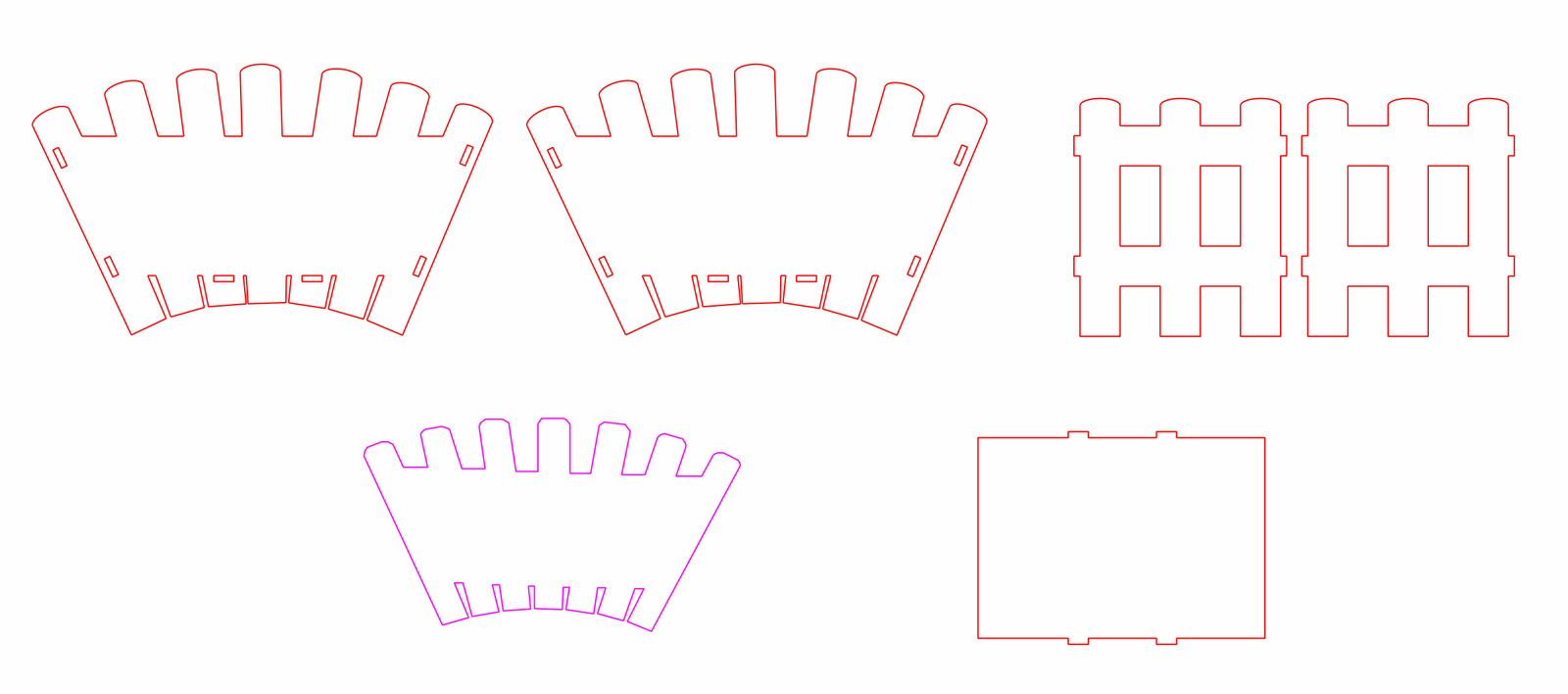 dulcero con forma de cerca