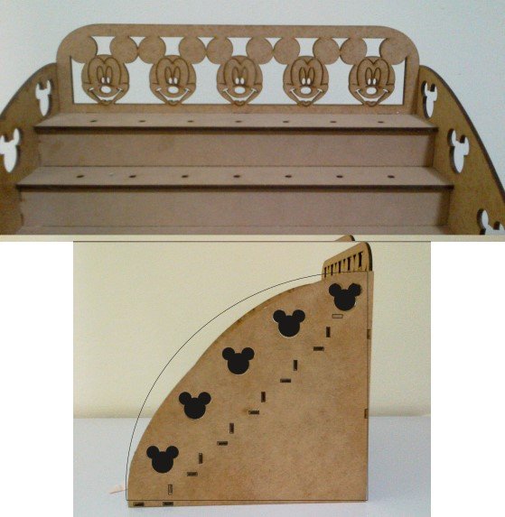 escalera para dulces