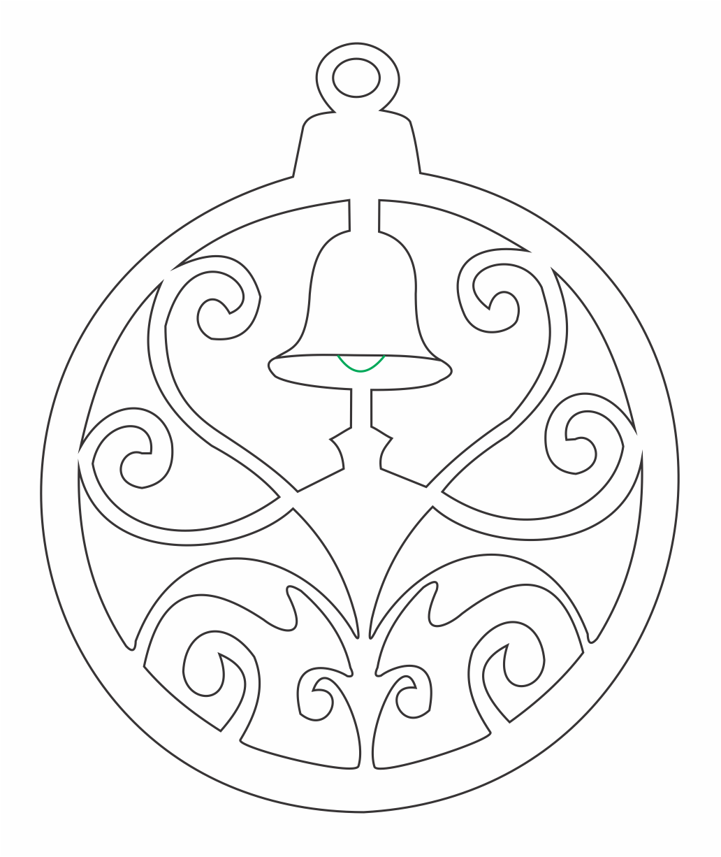 esfera circular con campana