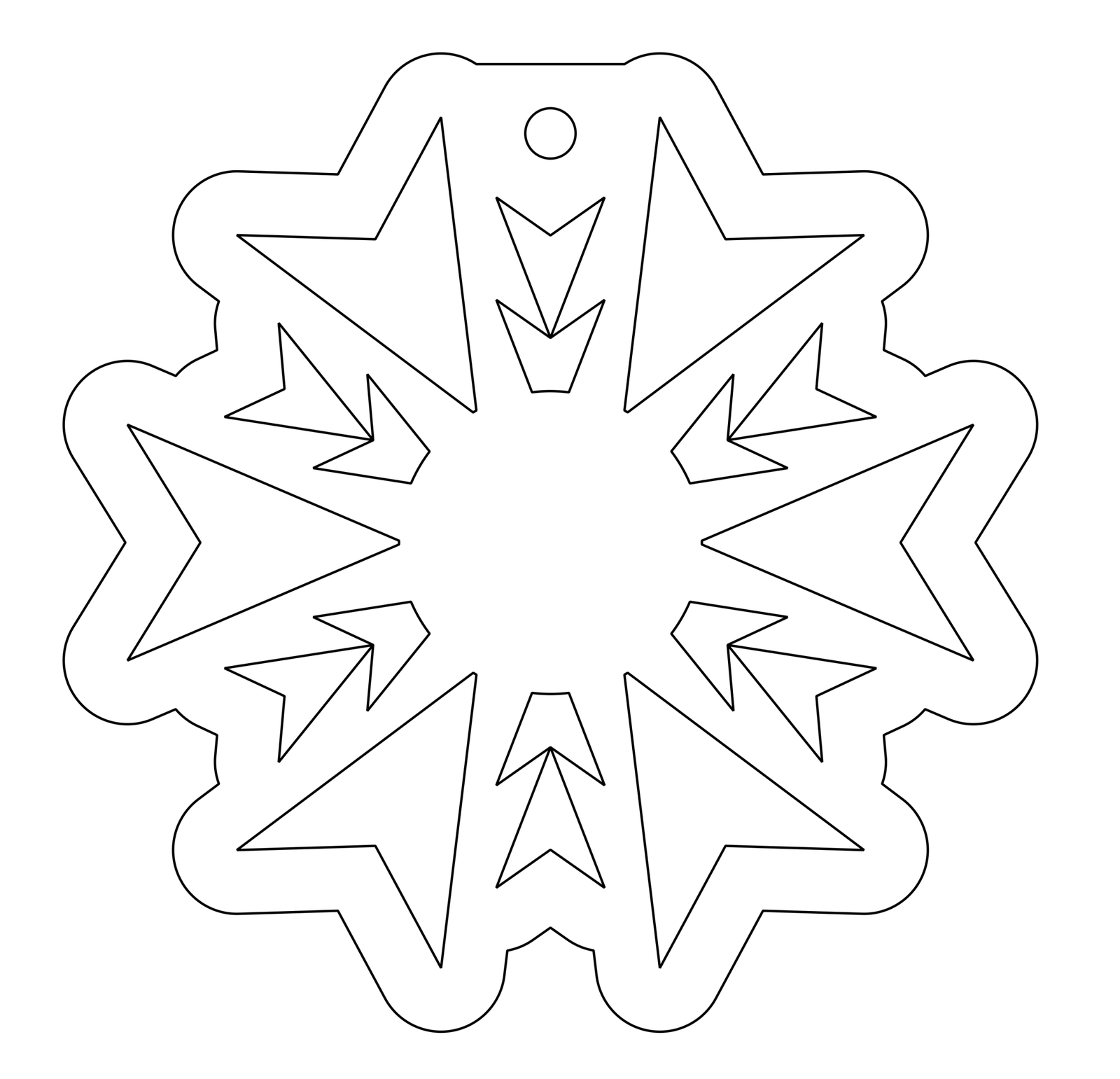 esfera de copo de nieve 4