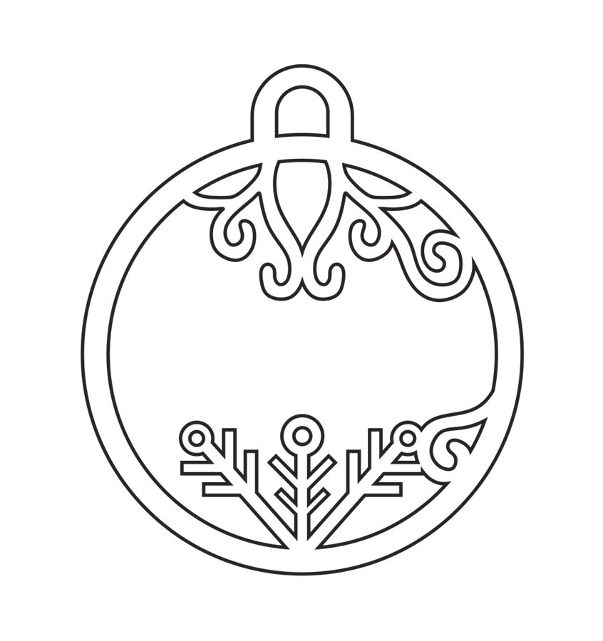 esfera de copos de nieve 10