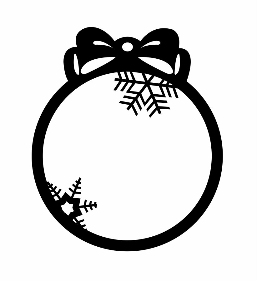 esfera de copos y moño