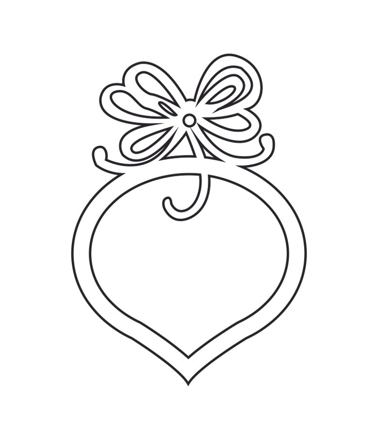 esfera de gota con moño