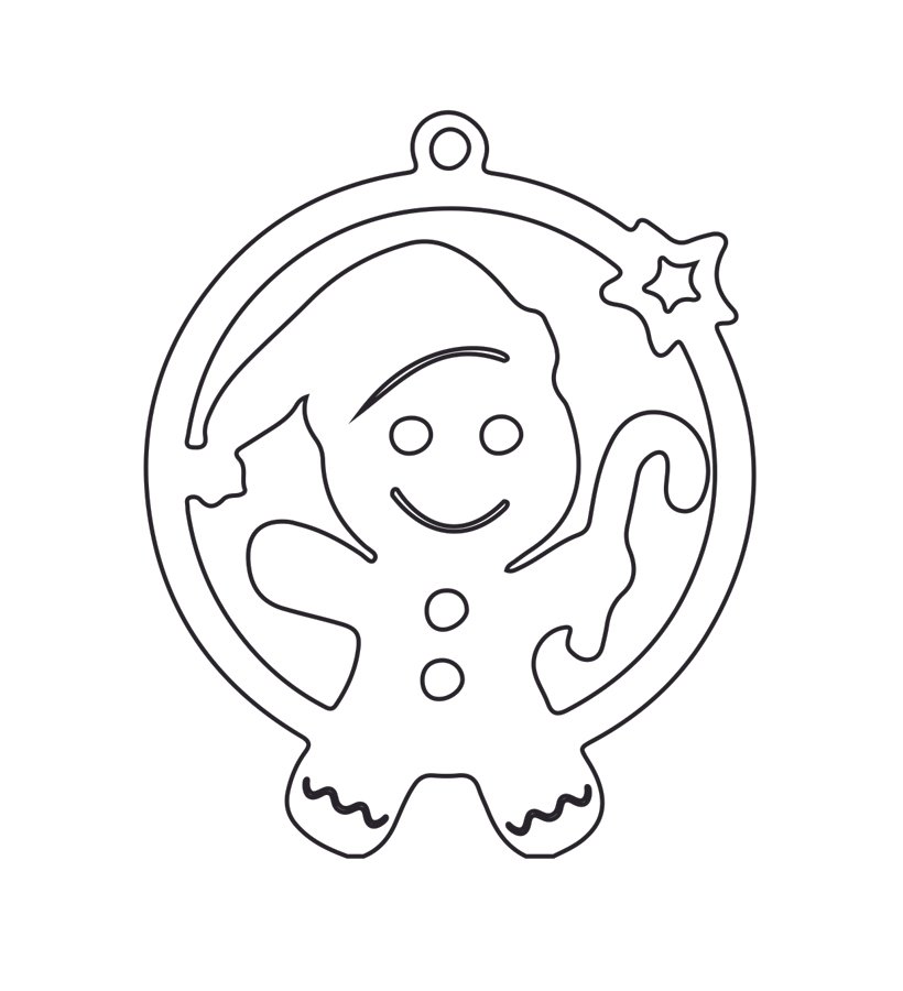 esfera de hombre de galleta