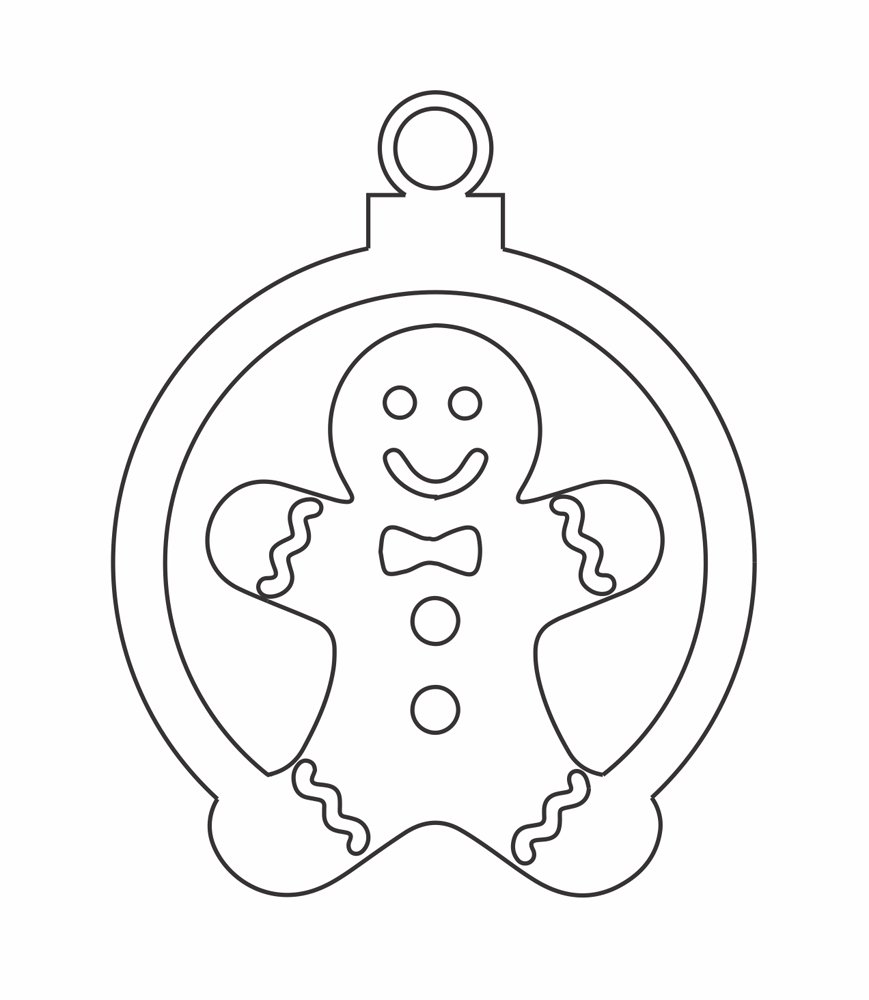 esfera de muñeco de jengibre