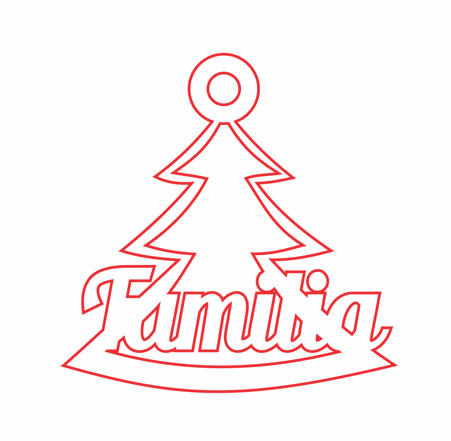 esfera de pino familia