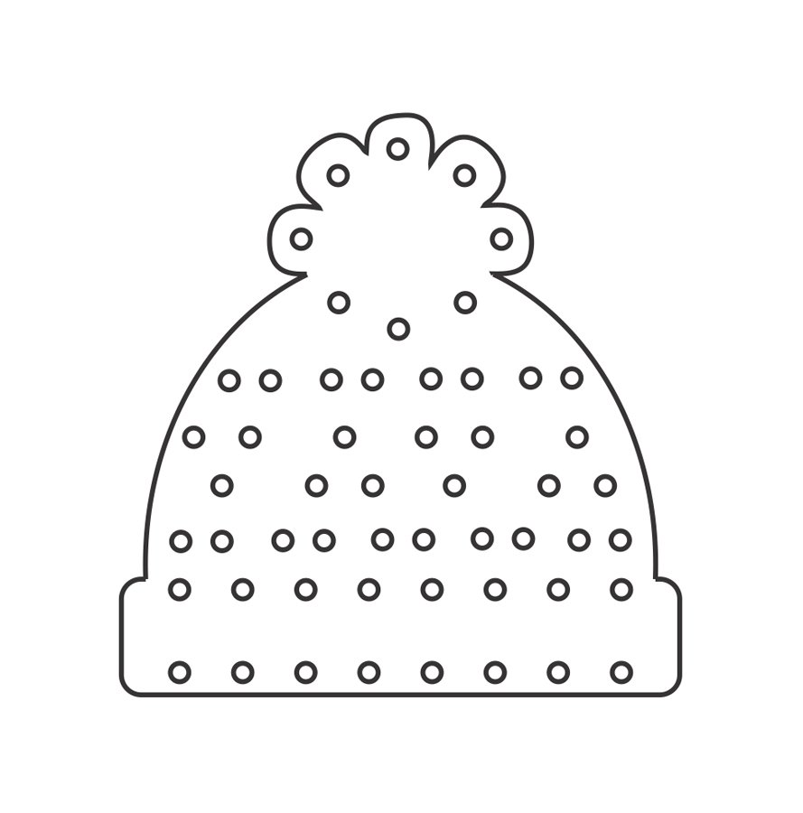 esfera gorro para bordar