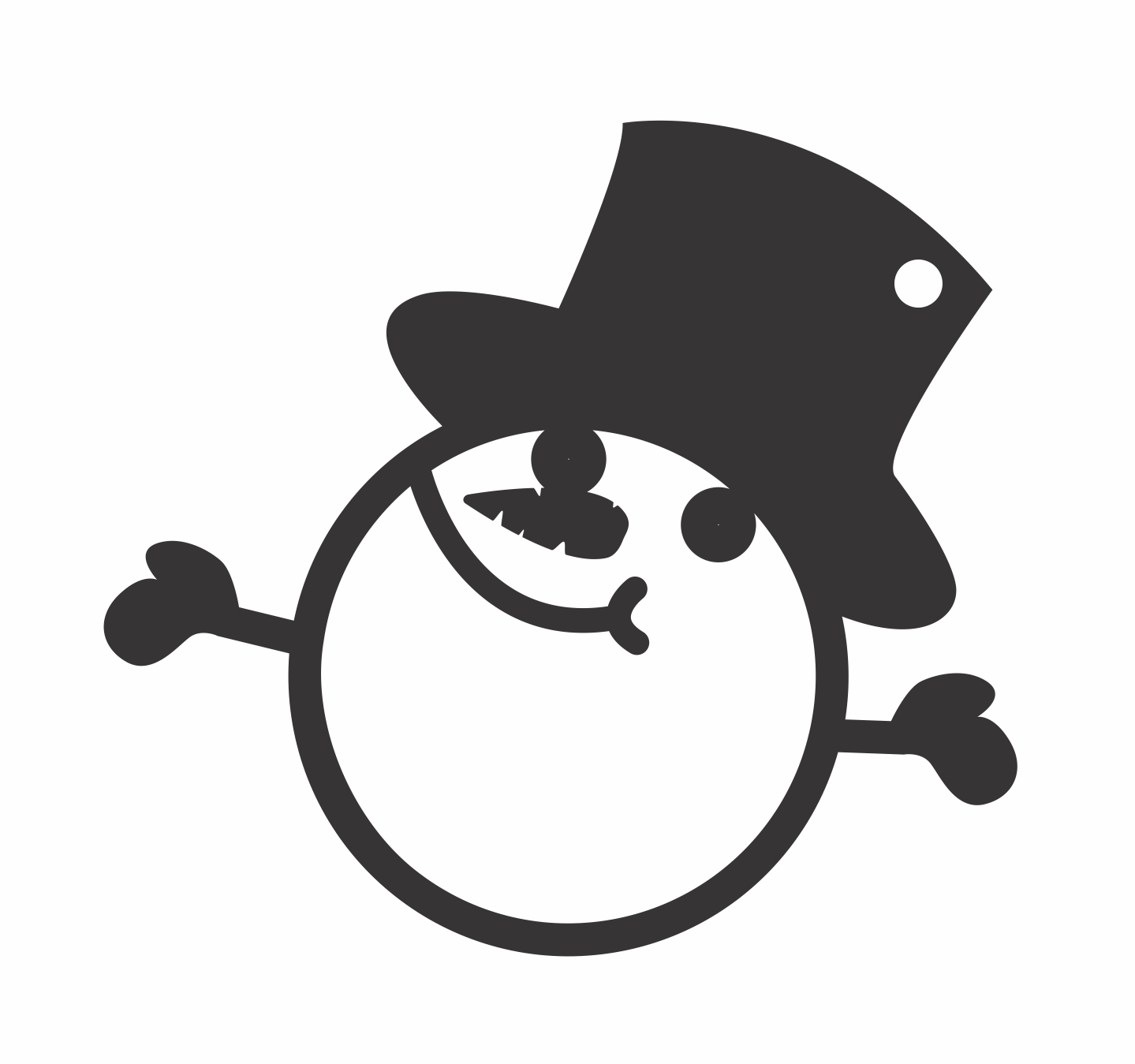 esfera muñeco de nieve