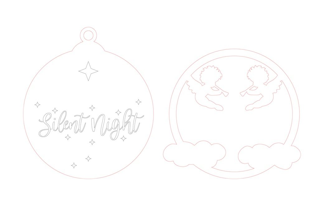 esfera navideña de 2 capas 6