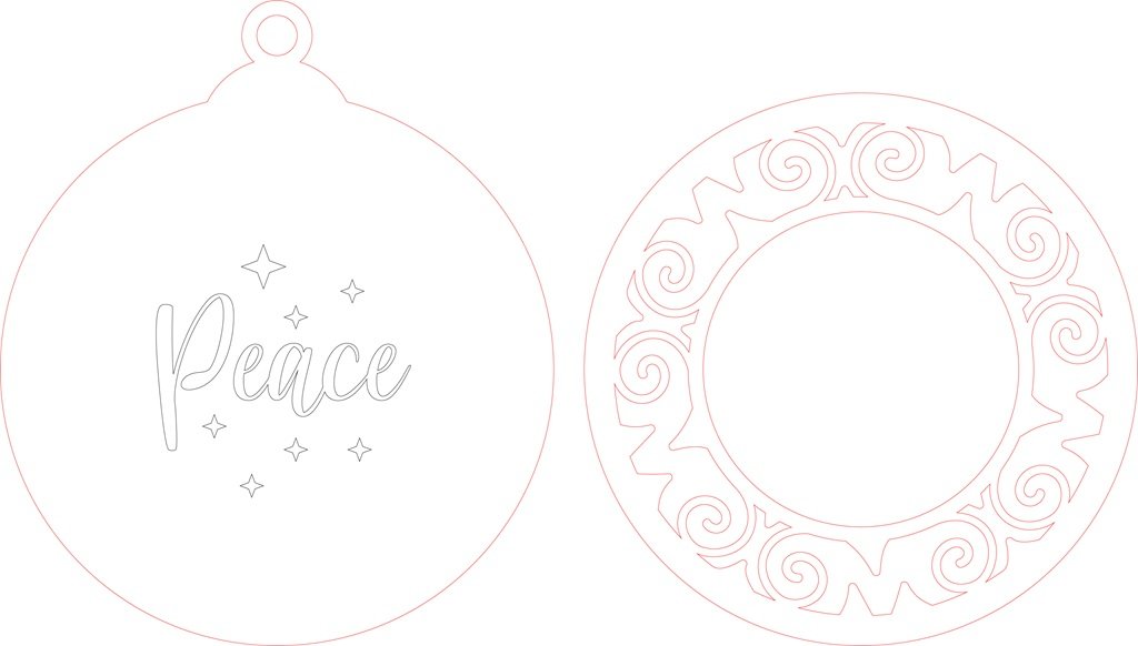 esfera navideña de 2 capas 8