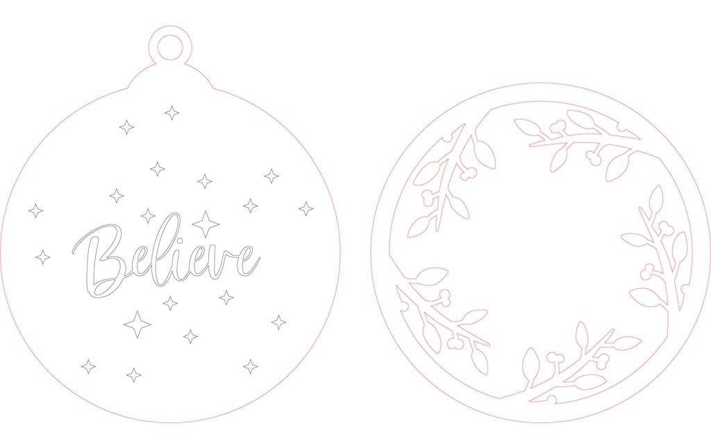 esfera navideña de 2 capas 9