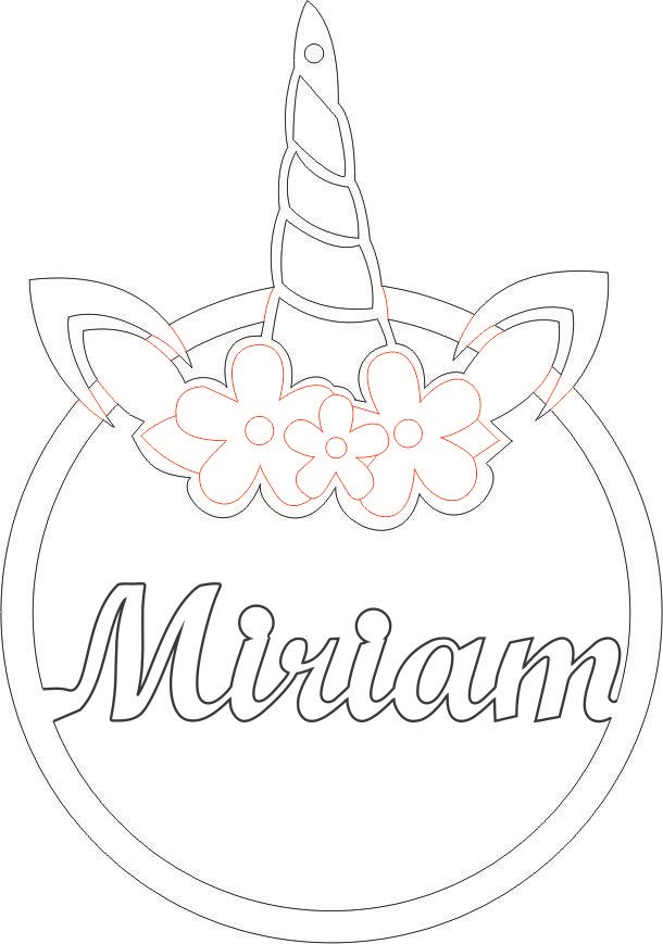 esfera personalizable unicornio