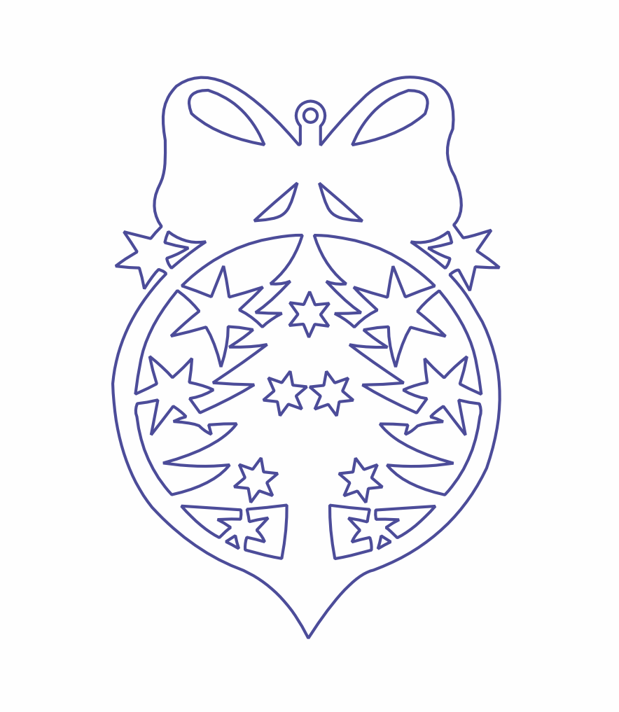 esfera pino navideño