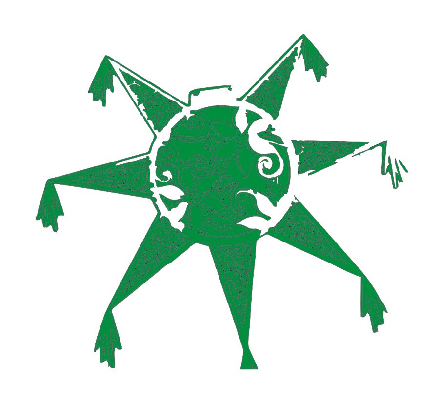 esfera piñata de 7 picos