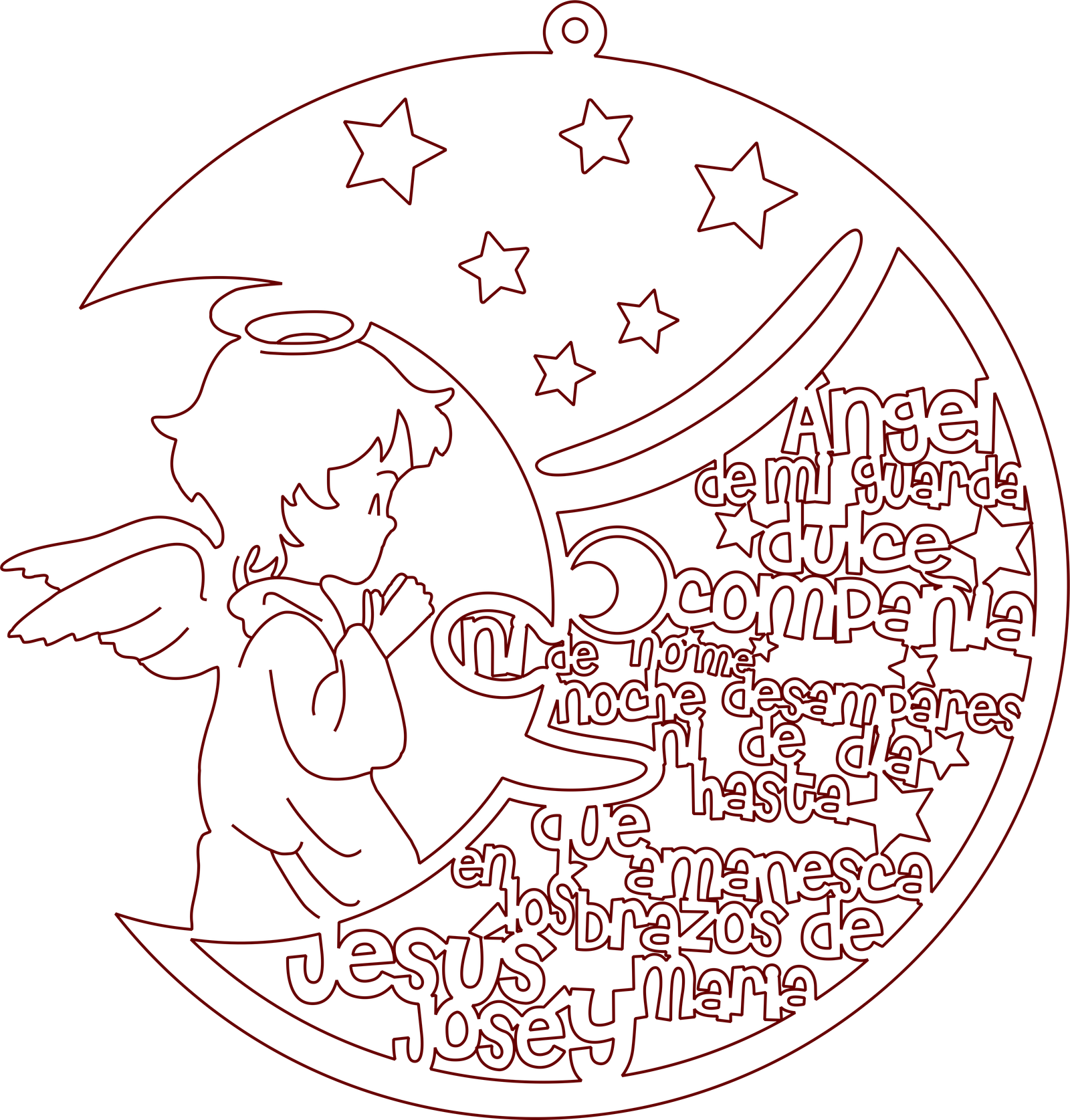 esfera ángel de mi guarda